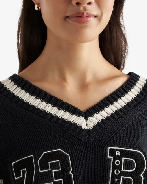 Slapshot Cropped Sweater