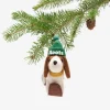 Sledding Beagle Ornament