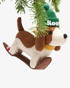 Sledding Beagle Ornament