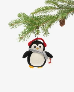 Sledding Penguin Ornament
