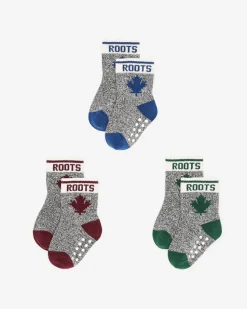 Toddler Cabin Maple Sock 3 Pack