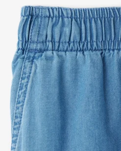 Toddler Chambray Camp Short