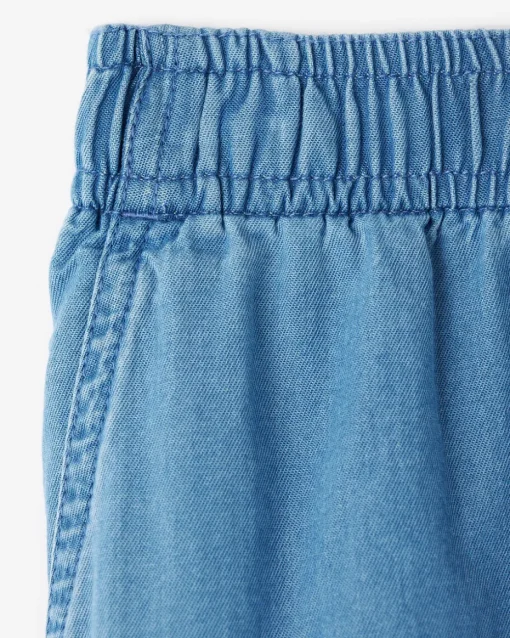 Toddler Chambray Camp Short