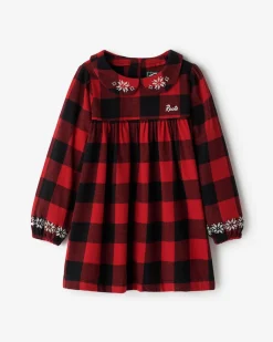 Toddler Girls Babydoll Park Plaid Dress