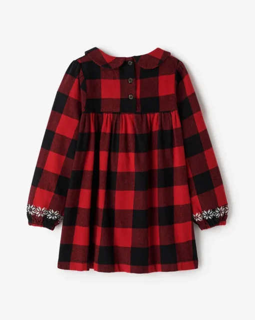 Toddler Girls Babydoll Park Plaid Dress