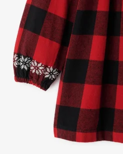 Toddler Girls Babydoll Park Plaid Dress