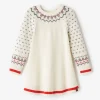 Toddler Girls Cabin Fair Isle Dress