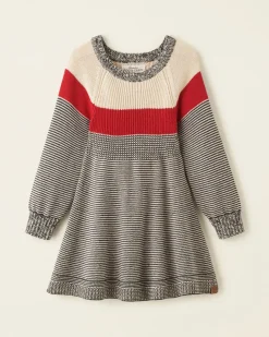 Toddler Girls Cabin Knit Stripe Dress