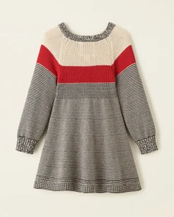Toddler Girls Cabin Knit Stripe Dress