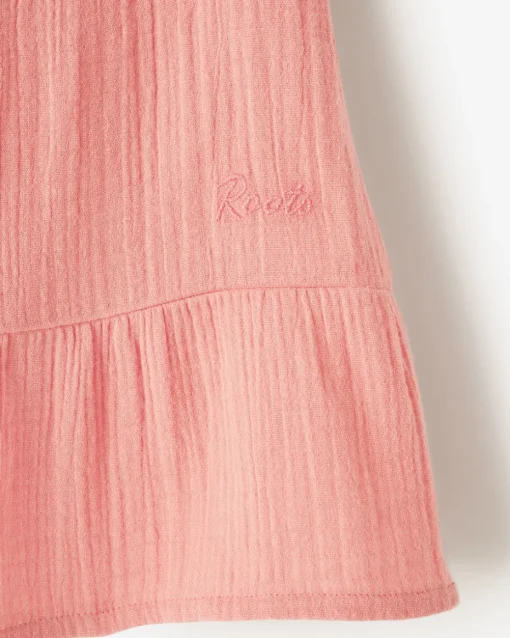 Toddler Girls Crinkle Ruffle Dress