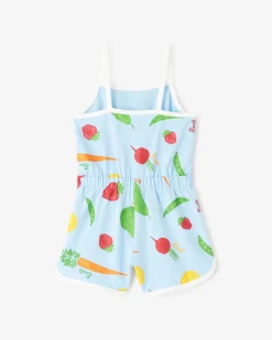 Toddler Girls Garden Print Romper