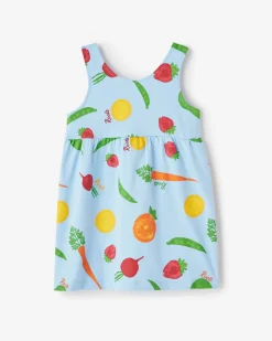 Toddler Girls Garden Print Tank Dress