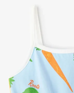 Toddler Girls Garden Print Romper