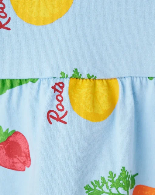 Toddler Girls Garden Print Tank Dress