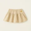 Toddler Girls Gold Sparkle Skirt