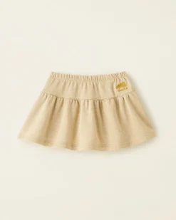 Toddler Girls Gold Sparkle Skirt