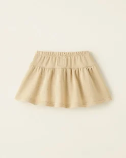 Toddler Girls Gold Sparkle Skirt