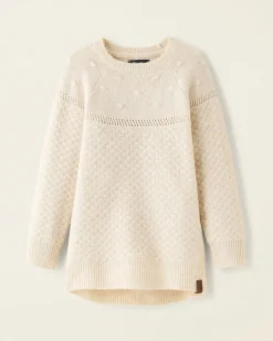 Toddler Girls Pom Pom Sweater Dress