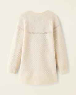 Toddler Girls Pom Pom Sweater Dress