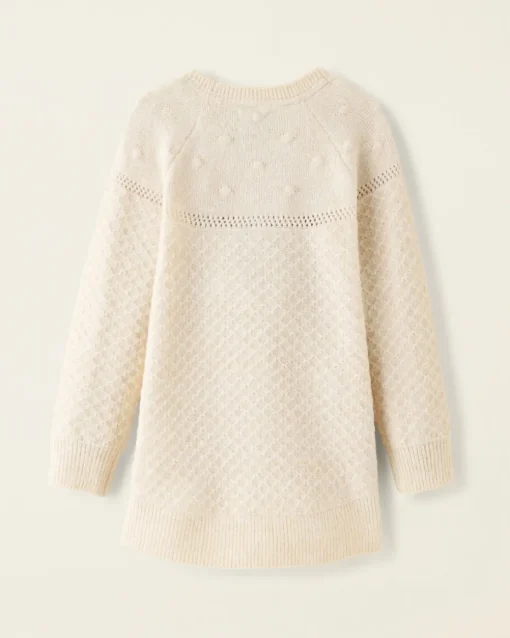 Toddler Girls Pom Pom Sweater Dress