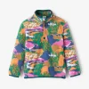 Toddler Microfleece Half Zip Stein