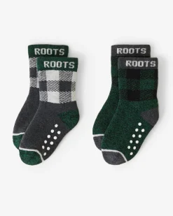 Toddler Park Plaid Sock 2 Pack