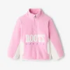 Toddler Retro Microfleece Half Zip Stein