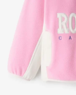 Toddler Retro Microfleece Half Zip Stein