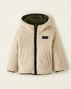 Toddler Reversible Shearling Fleece Jacket