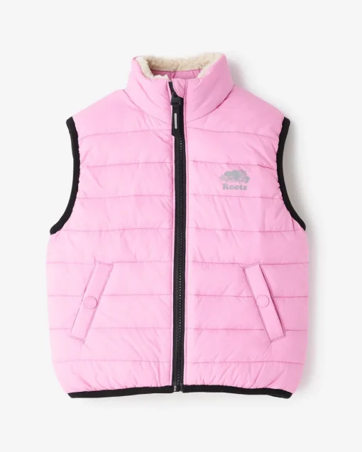 Toddler Roots Reversible Puffer Vest