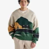 True Nature Of Sport Mountain V-Neck Sweater