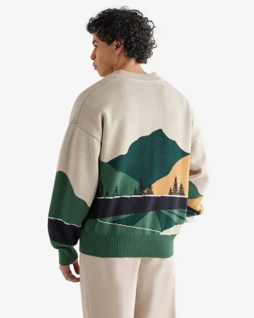 True Nature Of Sport Mountain V-Neck Sweater