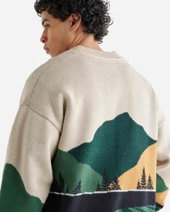 True Nature Of Sport Mountain V-Neck Sweater