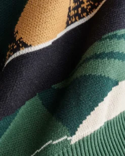 True Nature Of Sport Mountain V-Neck Sweater