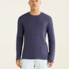 Waffle Long Sleeve Crew Top