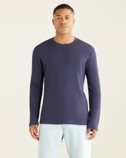 Waffle Long Sleeve Crew Top