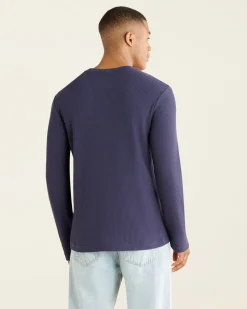 Waffle Long Sleeve Crew Top