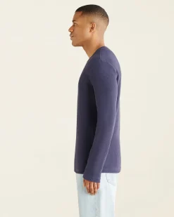 Waffle Long Sleeve Crew Top