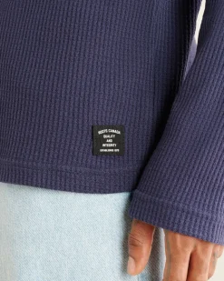 Waffle Long Sleeve Crew Top