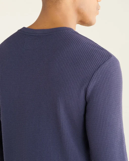 Waffle Long Sleeve Crew Top