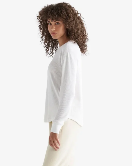 Waffle Long Sleeve Top