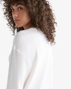 Waffle Long Sleeve Top