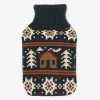 Winter Cabin Hot Water Bottle