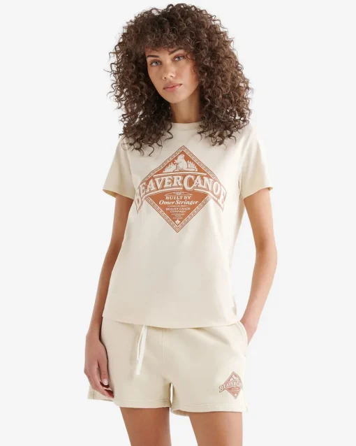 Womens Beaver Canoe T-shirt