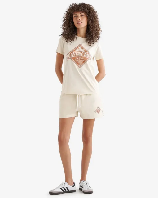 Womens Beaver Canoe T-shirt