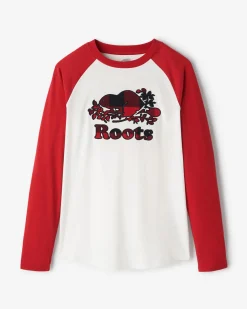 Womens Cooper Park Plaid Long Sleeve T-Shirt