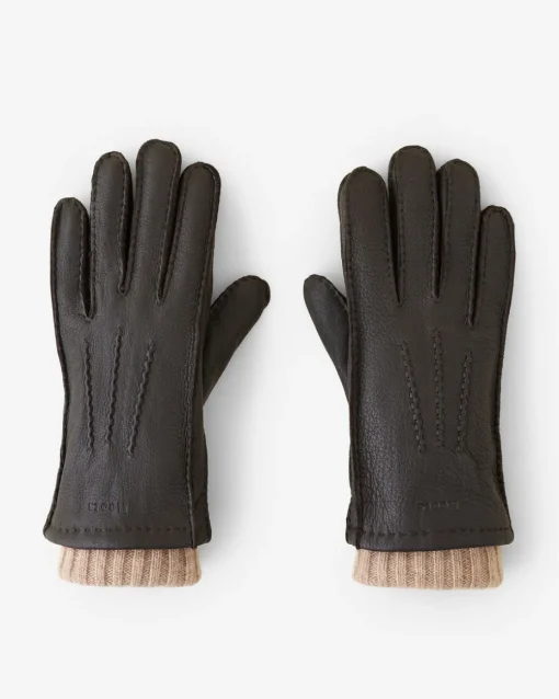 Womens Cuff Deerskin Glove