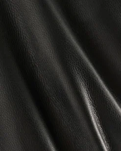 Womens Leather Double Breasted Blazer