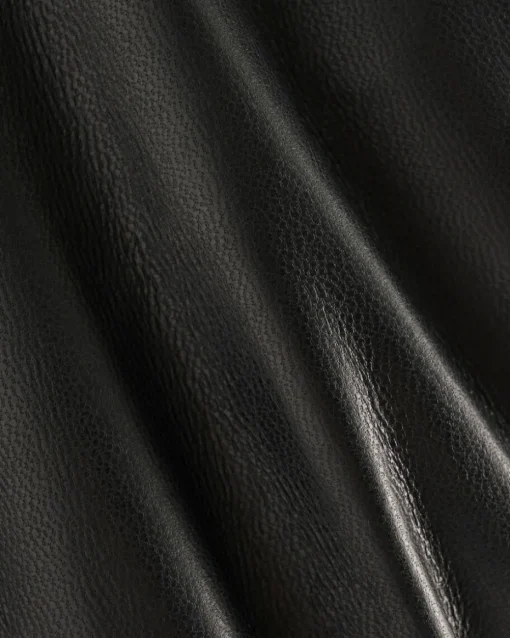 Womens Leather Double Breasted Blazer