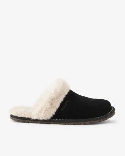 Womens Mule Suede Slipper